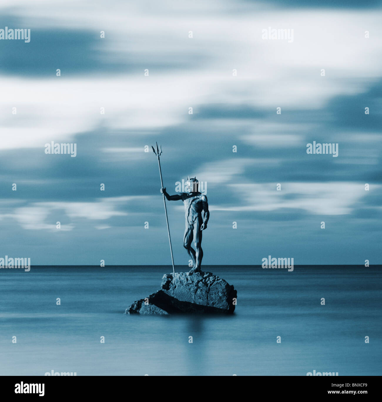 Neptun-Statue, Gran canaria Stockfoto