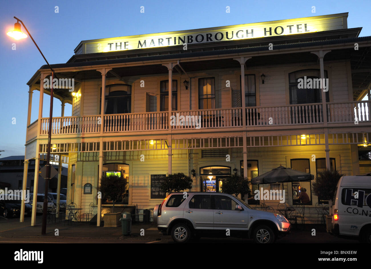 Martinborough Hotel In Martinborough Neuseeland Stockfoto