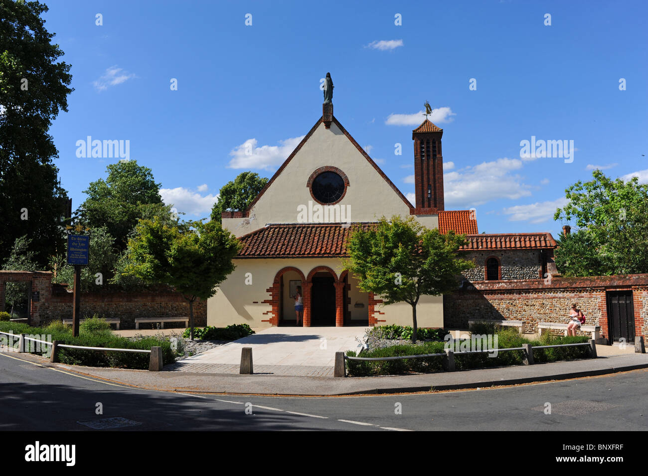 Das Heiligtum unserer lieben Frau von Walsingham gegründet 1064AD und umgebaut 1934 Norfolk UK Stockfoto