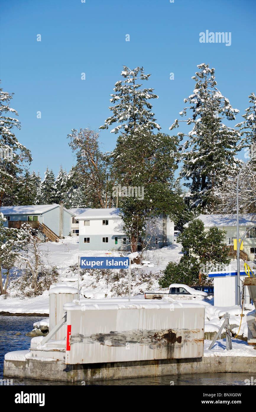 Kuper Insel, in der Nähe von Vancouver Island, BC Kanada Stockfoto