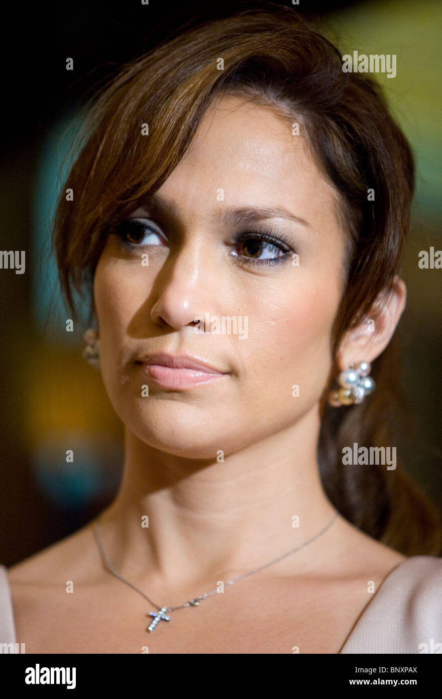 Schauspielerin Jennifer Lopez. Stockfoto