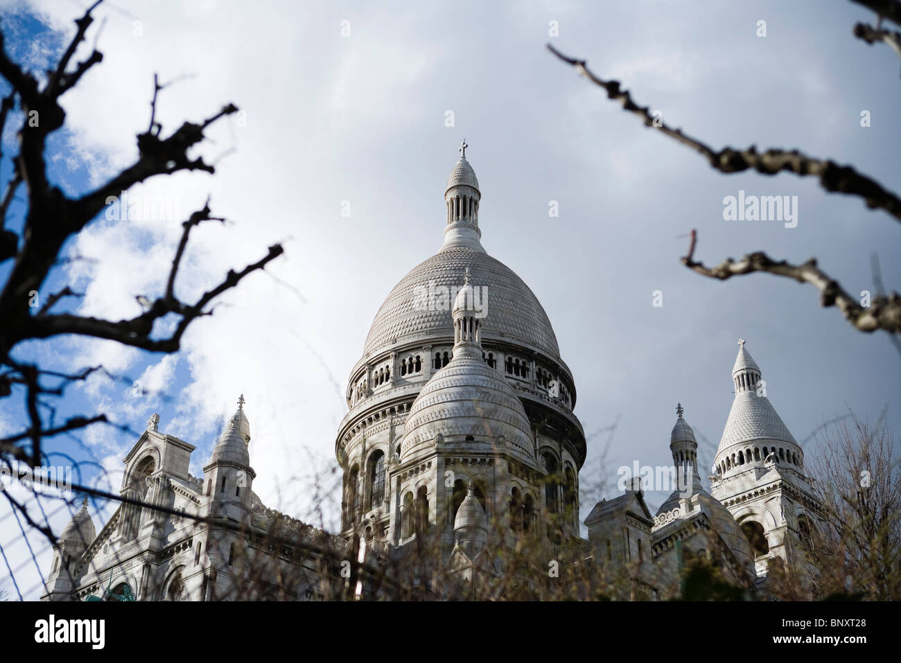 Sacre Coeur, Montmartre, Paris, Frankreich Stockfoto