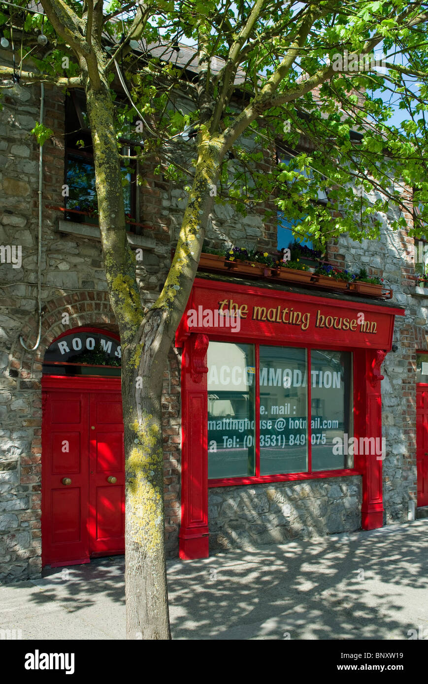 Die Mälzerei Hausbar und Bed &amp; Breakfast in Skerries, North County Dublin mit einem liebevoll erhaltenen alten Shops Stockfoto
