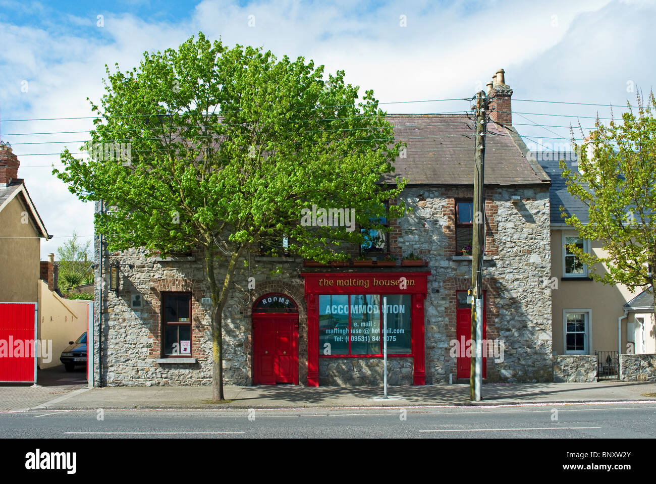 Die Mälzerei House Pub und Bed &amp; Breakfast in Skerries, North County Dublin mit einem liebevoll erhaltenen alten Shops Stockfoto