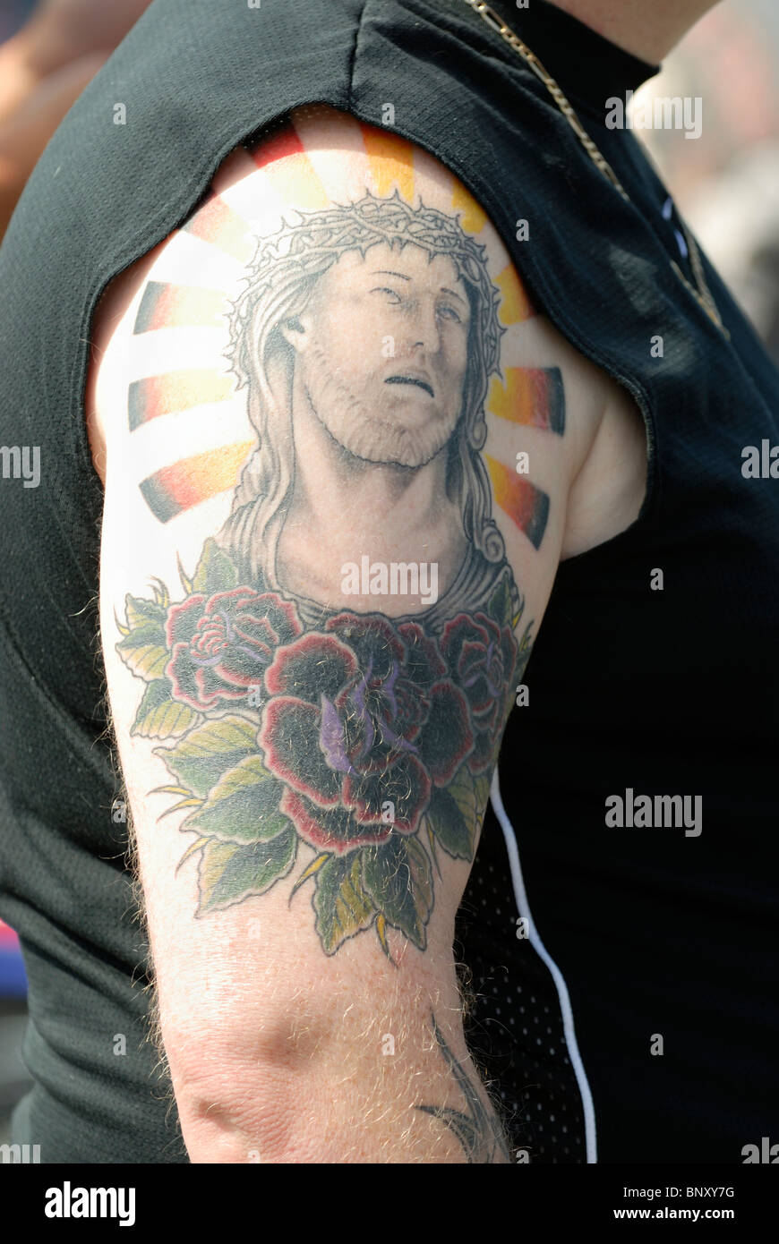 Jesus Tatowierung Stockfotos Und Bilder Kaufen Alamy