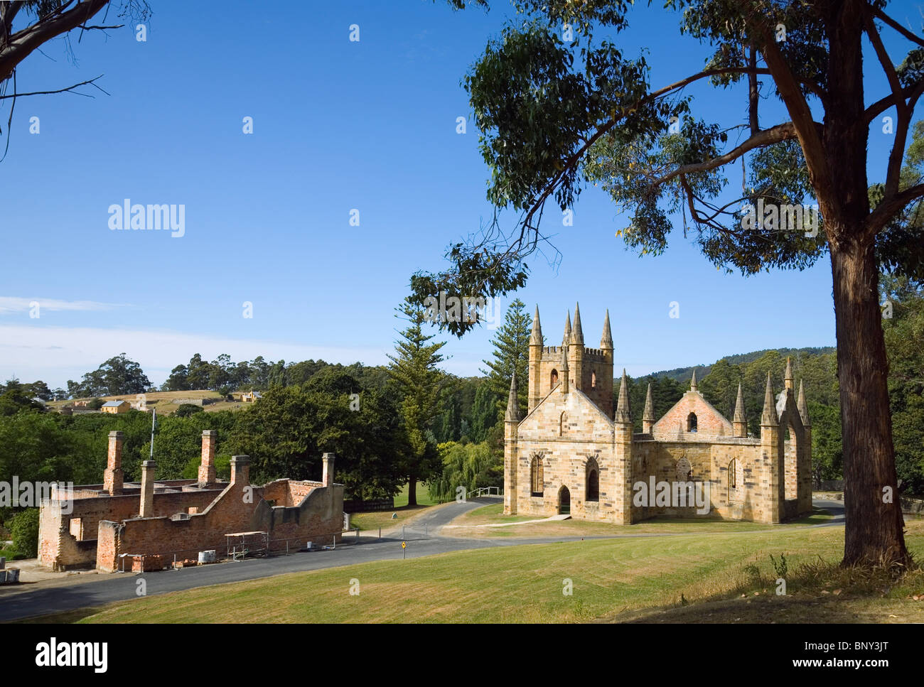 Historische Stätte Port Arthur.  Port Arthur, Tasmanien, Australien Stockfoto