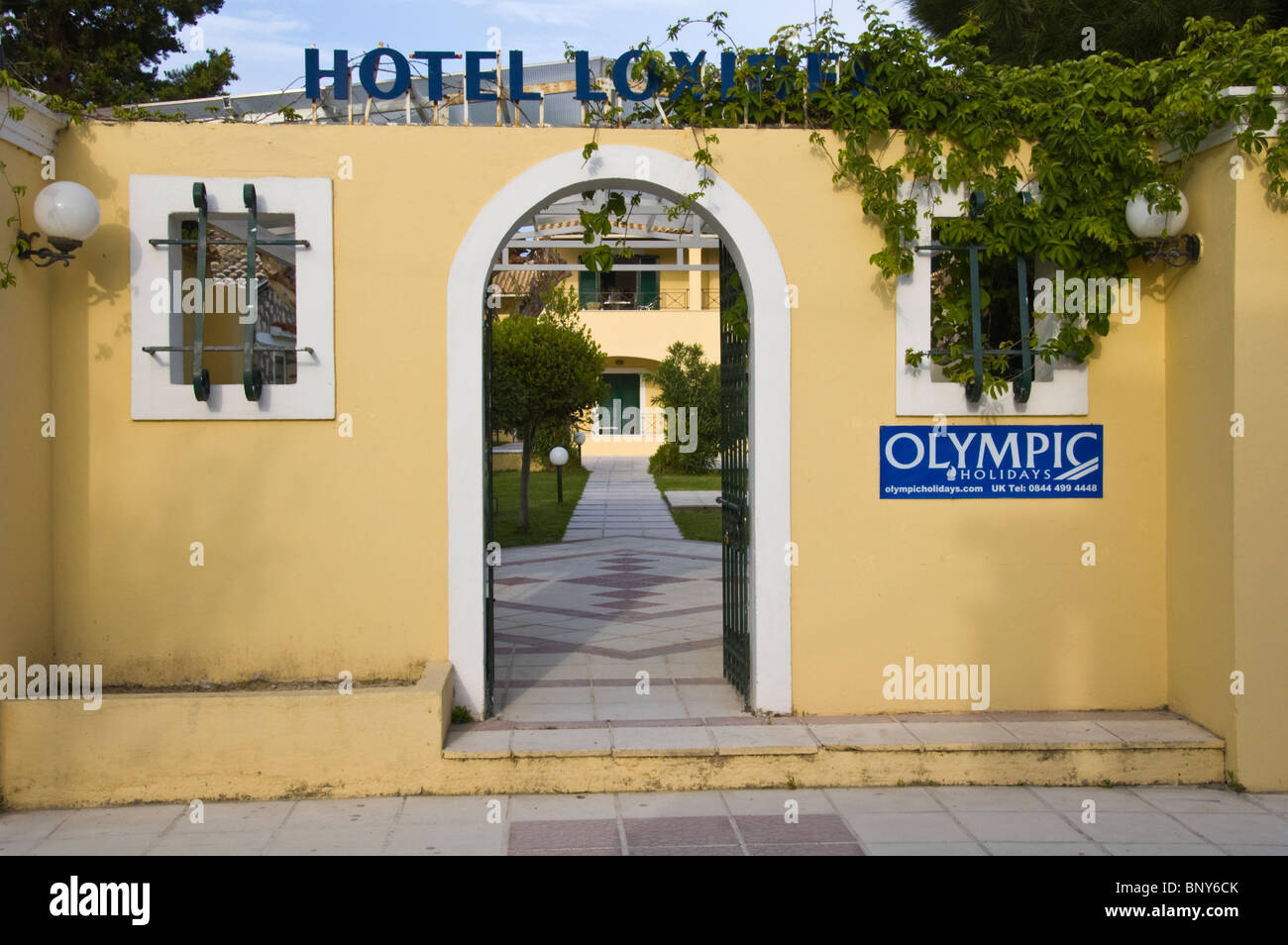 Olympic Holidays Hotel in Sidari auf der griechischen Insel Korfu Griechenland GR Stockfoto