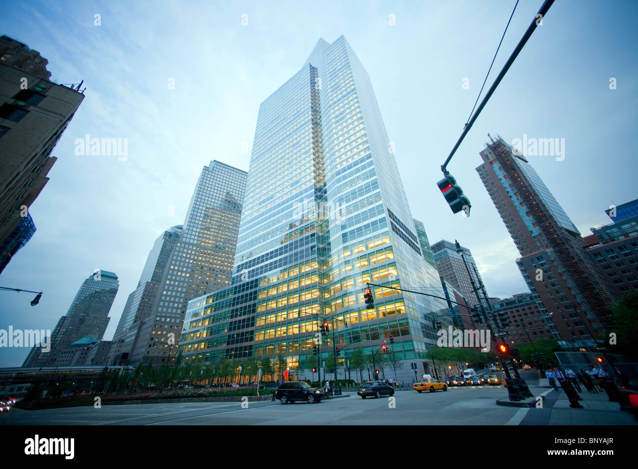 Die neue Zentrale der Goldman Sachs in New York bei 200 West Street ist auf Dienstag, 3. August 2010 zu sehen. (© Richard B. Levine) Stockfoto