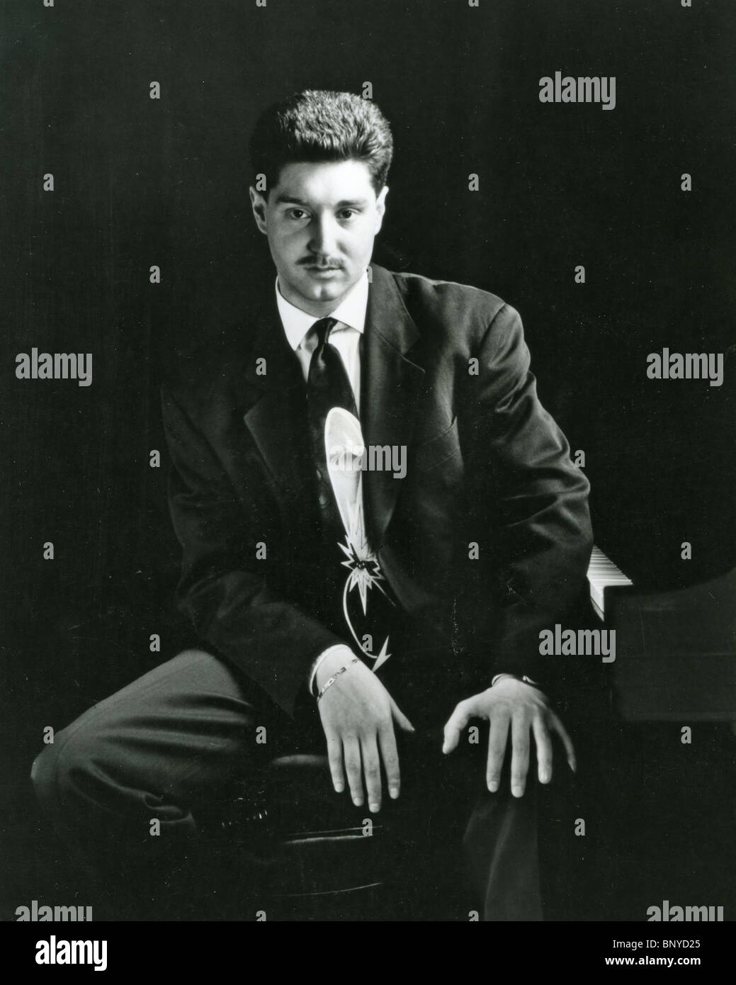 BENNY GREEN Promo-Foto von US-jazz-Pianist im Jahr 1991 von James Hastings Stockfoto