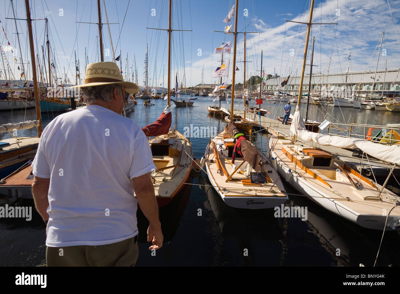 Holzboot Festival.  Hobart, Tasmanien, Australien Stockfoto