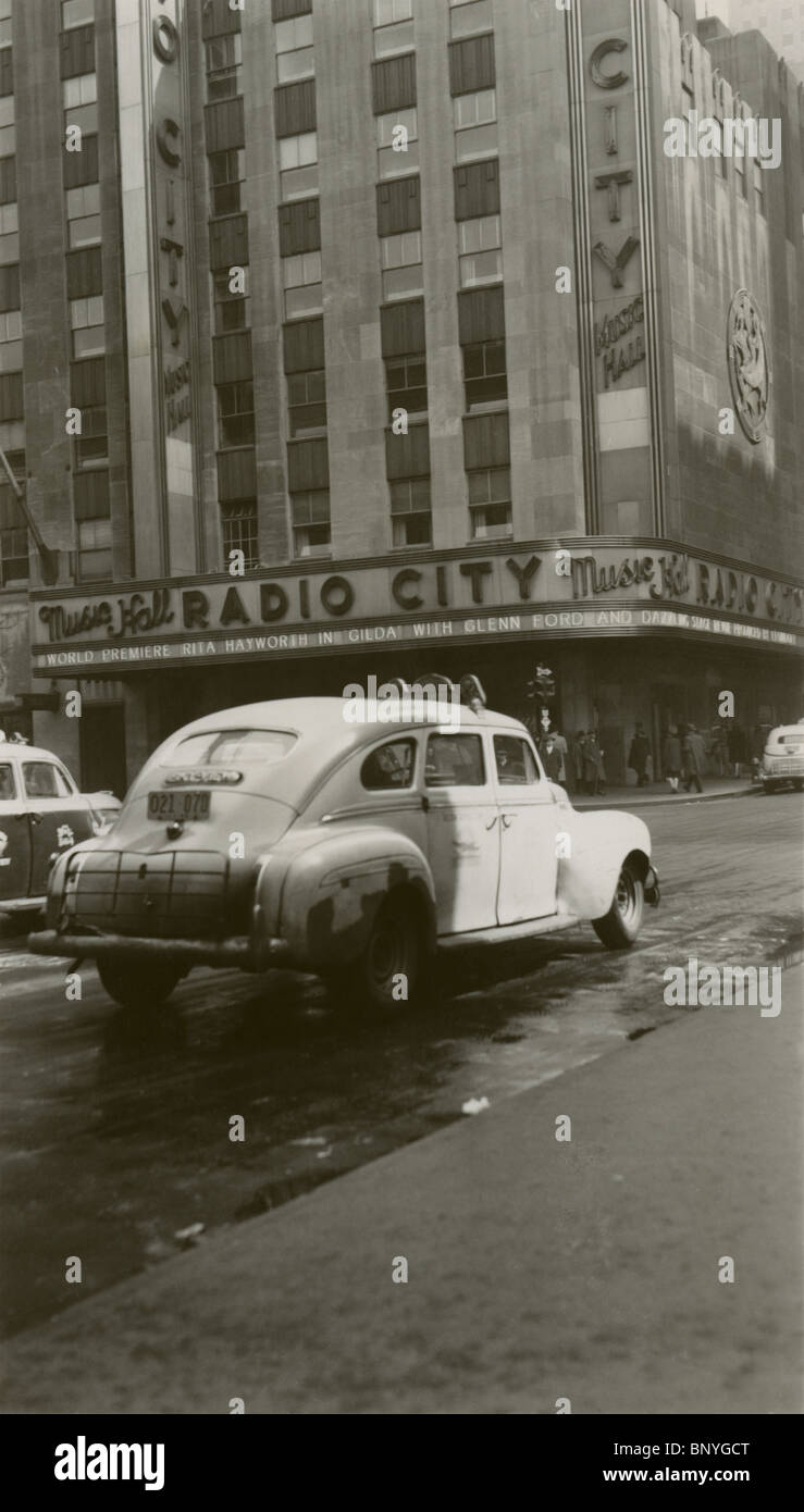 März 1946 Foto der Radio City Music Hall in New York City, NY, USA. Stockfoto