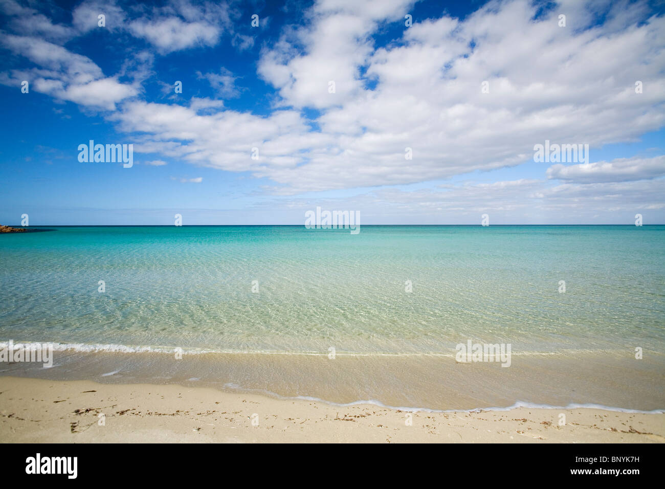 Meelup Strand, in der Nähe von Dunsborough. Geographe Bay, Westaustralien, Australien. Stockfoto