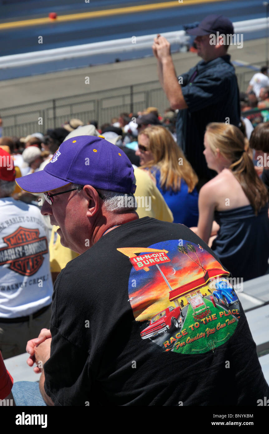 Der Infineon Raceway 1/4 Meile, Sonoma CA Stockfoto