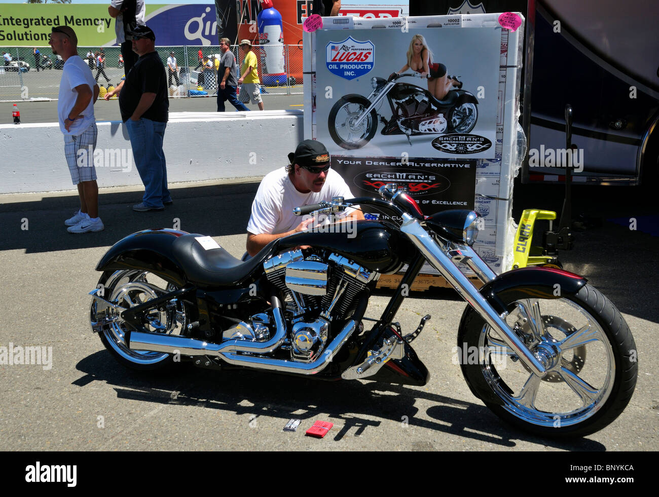 Der Infineon Raceway 1/4 Meile, Sonoma CA Stockfoto