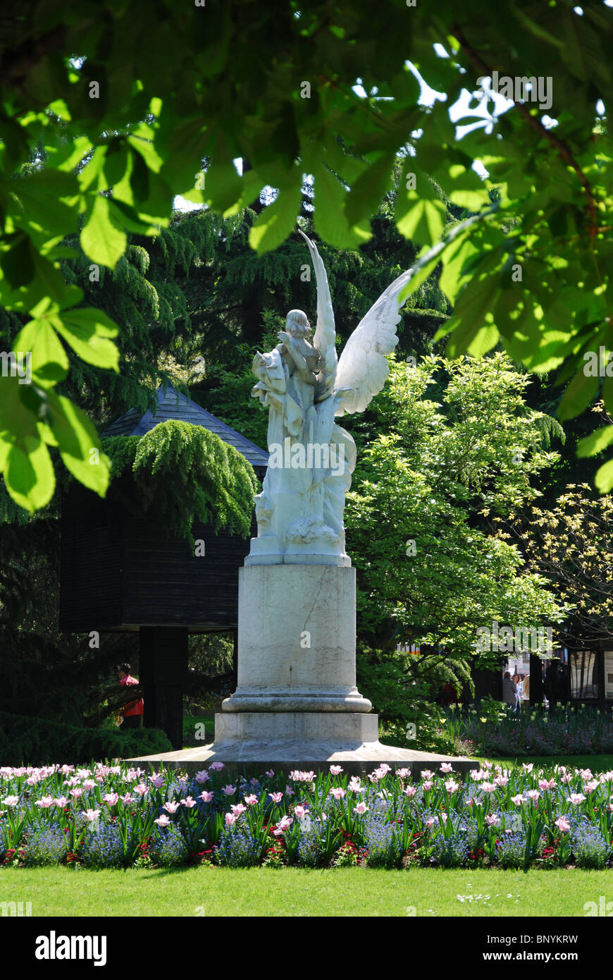 Denkmal Leconte de Lisle von Denys Puech, Jardin du Luxembourg Paris Frankreich Stockfoto