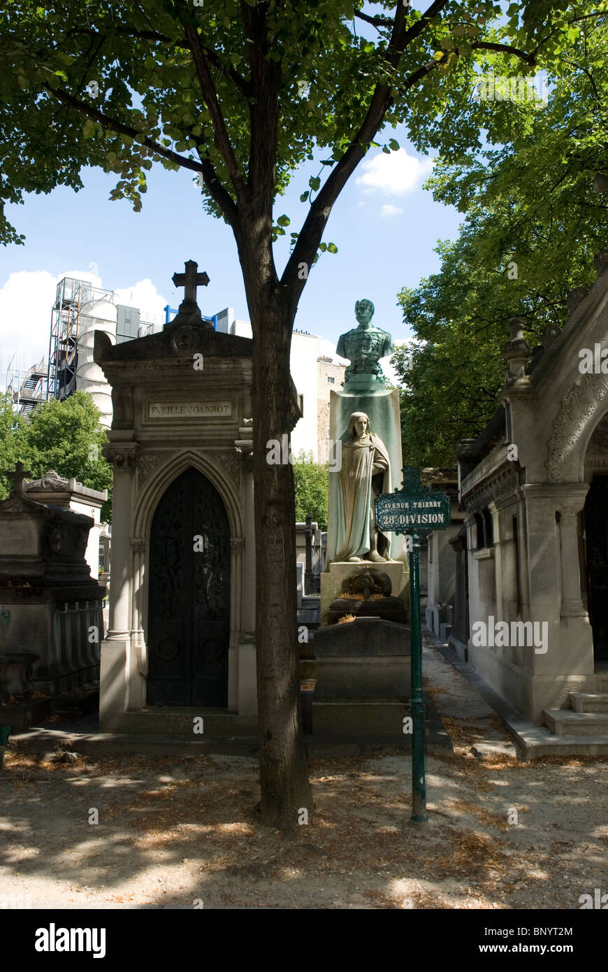 Friedhof Montparnasse Stockfoto