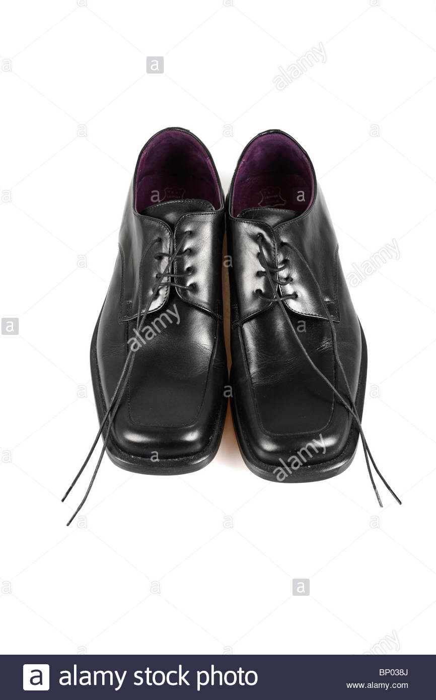 Mens formale Leder Schuhe Stockfoto