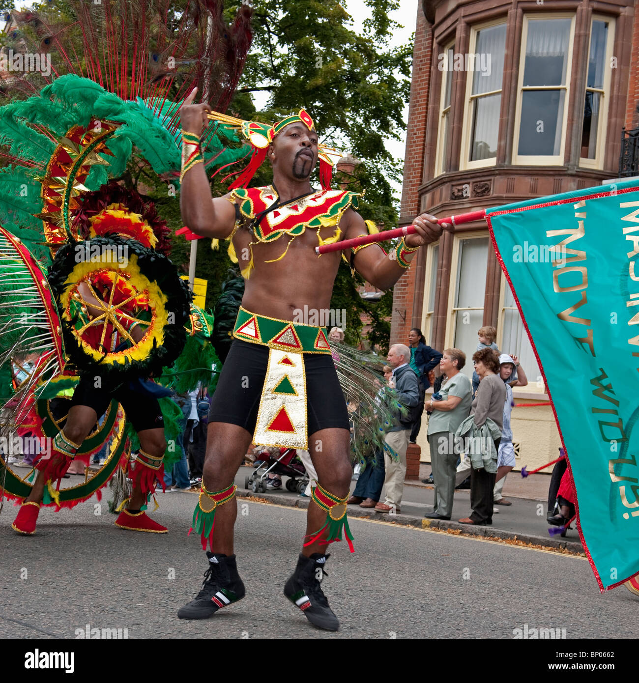 Leicester City karibischen Karneval, August 2010. Stockfoto