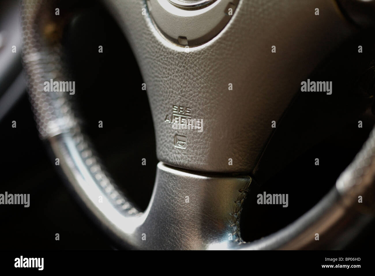 Auto Lenkrad Airbag Stockfoto