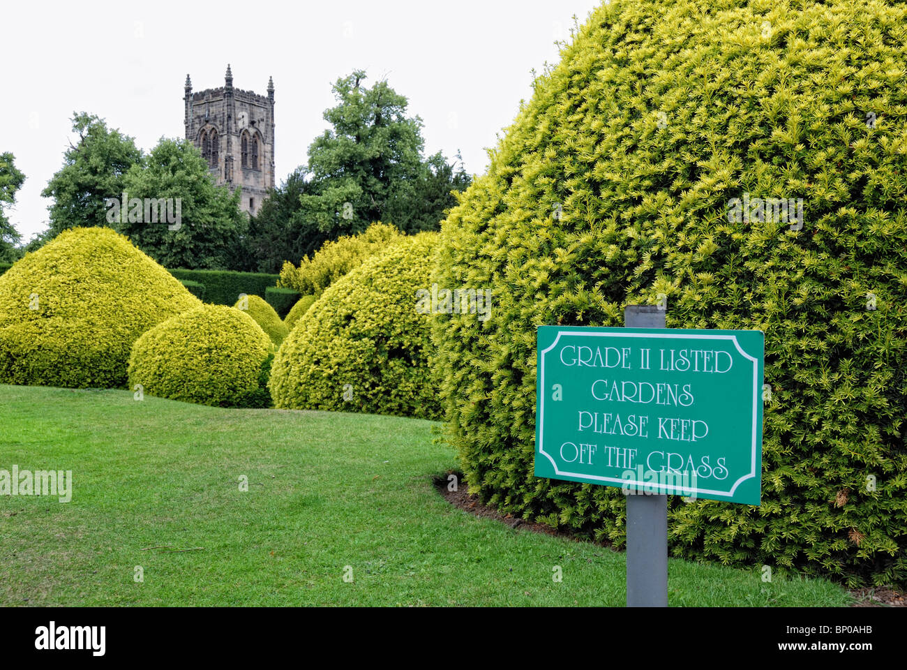 Informationen zu unterzeichnen England UK Stockfoto