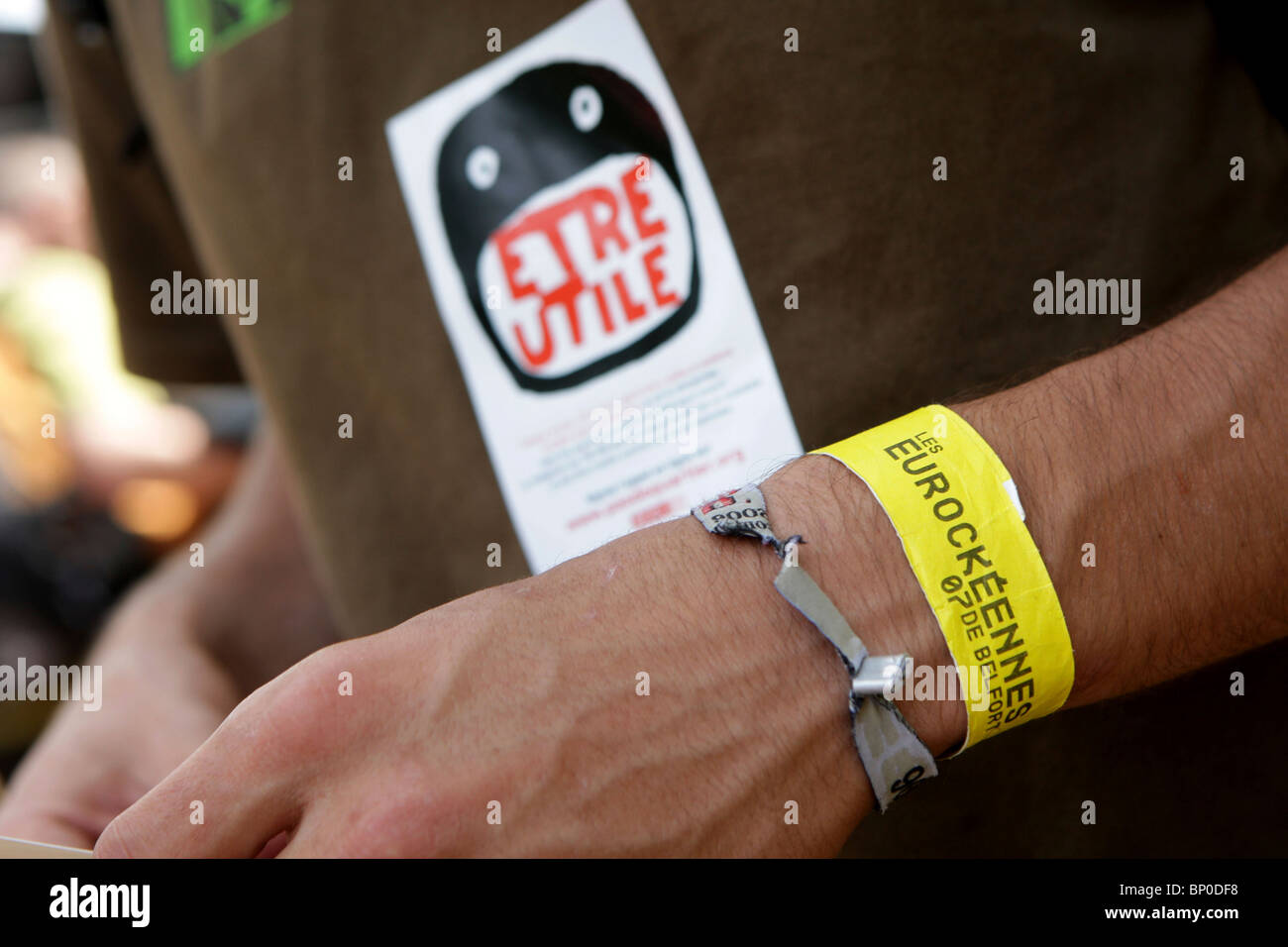 Frankreich, Franche-Comté, Belfort, Musikfestival Stockfoto