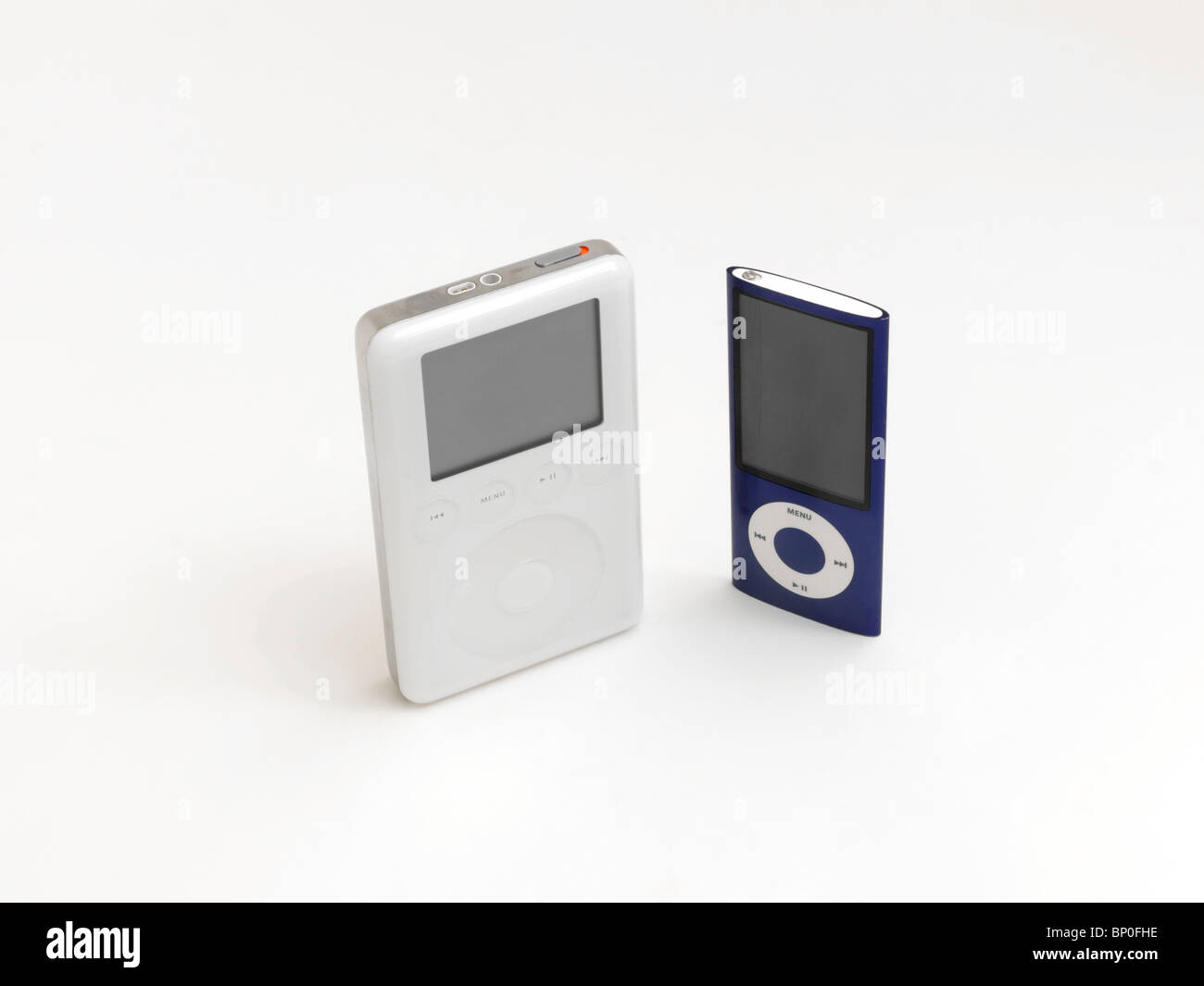 iPod Nano und iPod Classic Stockfoto
