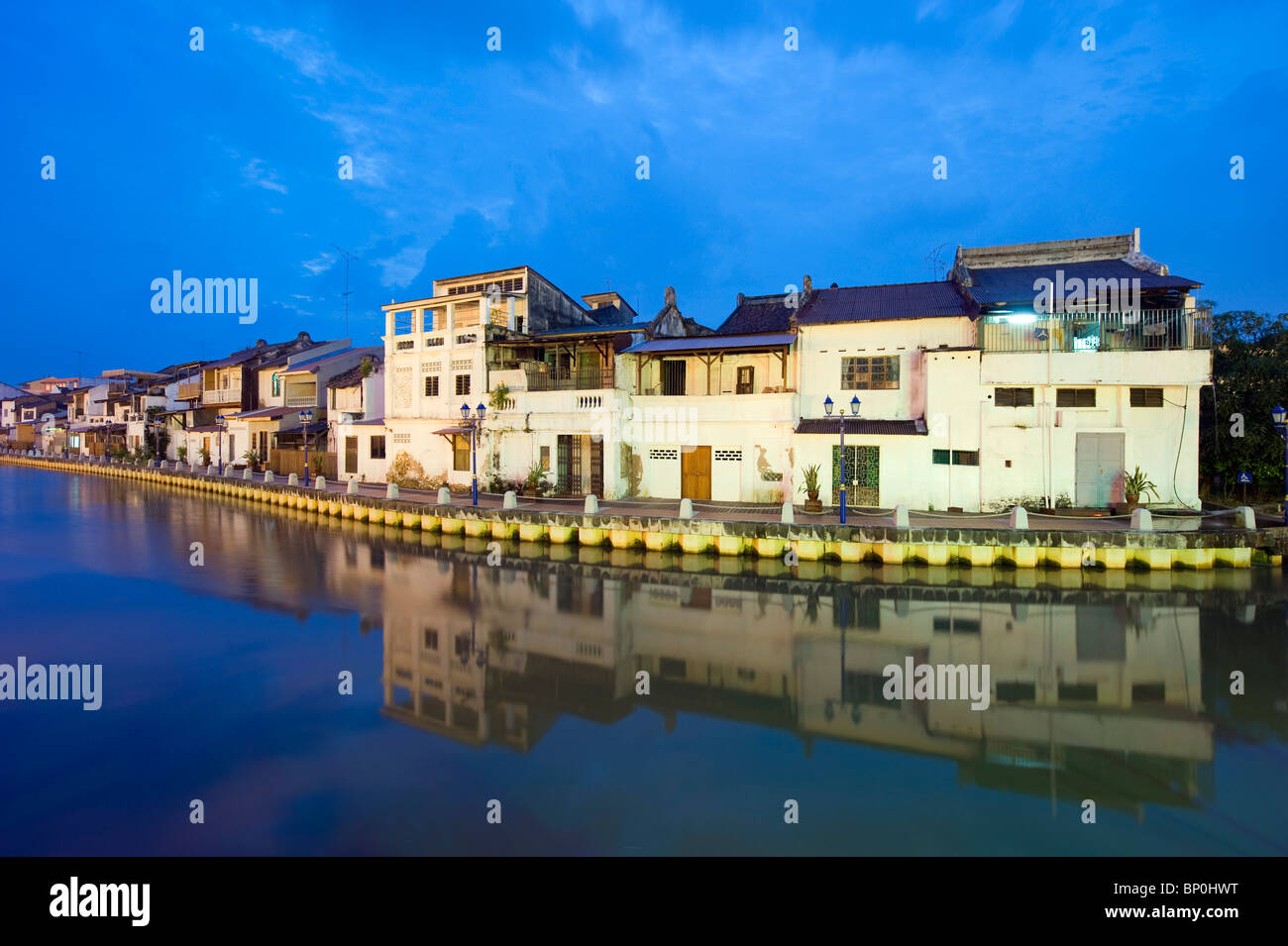 Süd-Ost-Asien, Malaysia, Staat Melaka Melaka (Melacca), Sungai Melaka Melaka Fluss Stockfoto