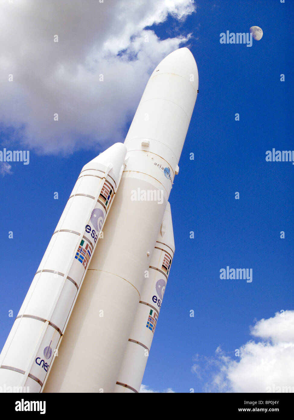 Arianespace, Ariane 5 Rakete Stockfoto