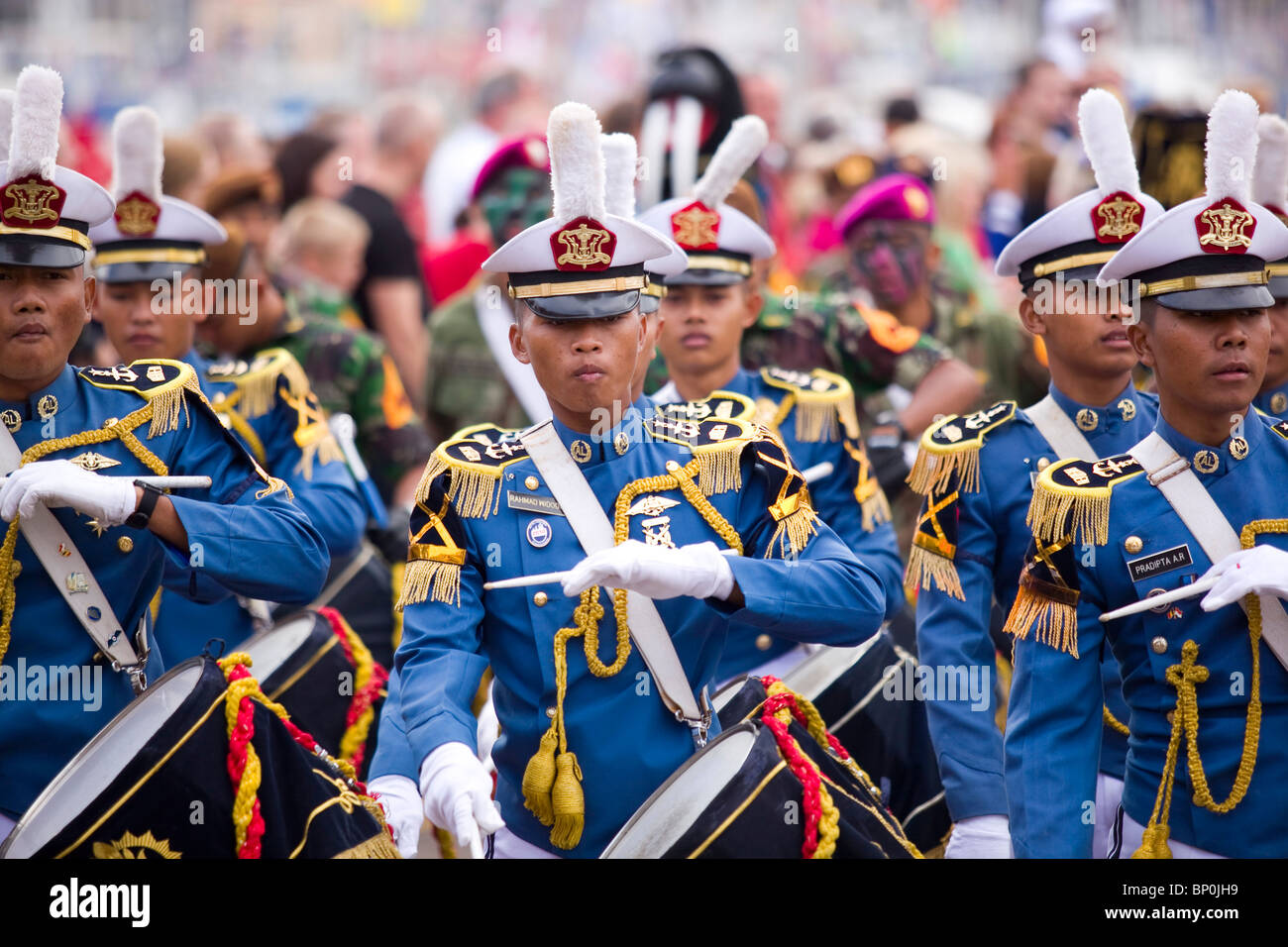 Große Schiffe 2010 indonesischen parade Stockfoto