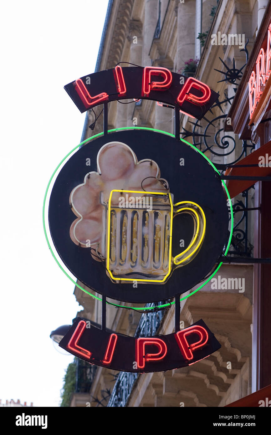 Frankreich, Paris, Brasserie Lipp Stockfoto