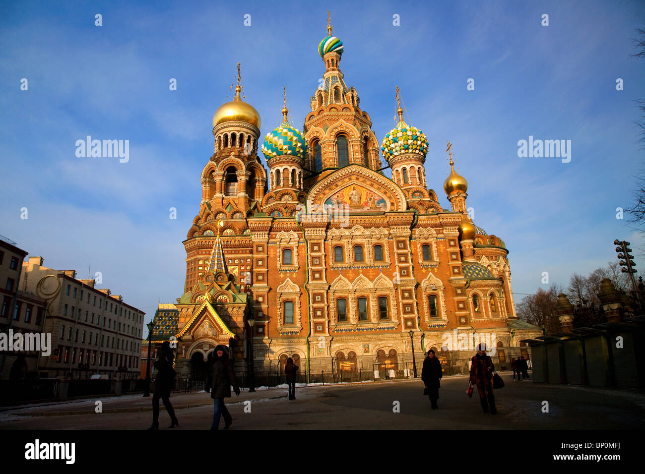 Russland, St. Petersburg; Die wiederhergestellten Kirche Christi des Erlösers, auch bekannt als Kirche Auferstehungskirche Stockfoto