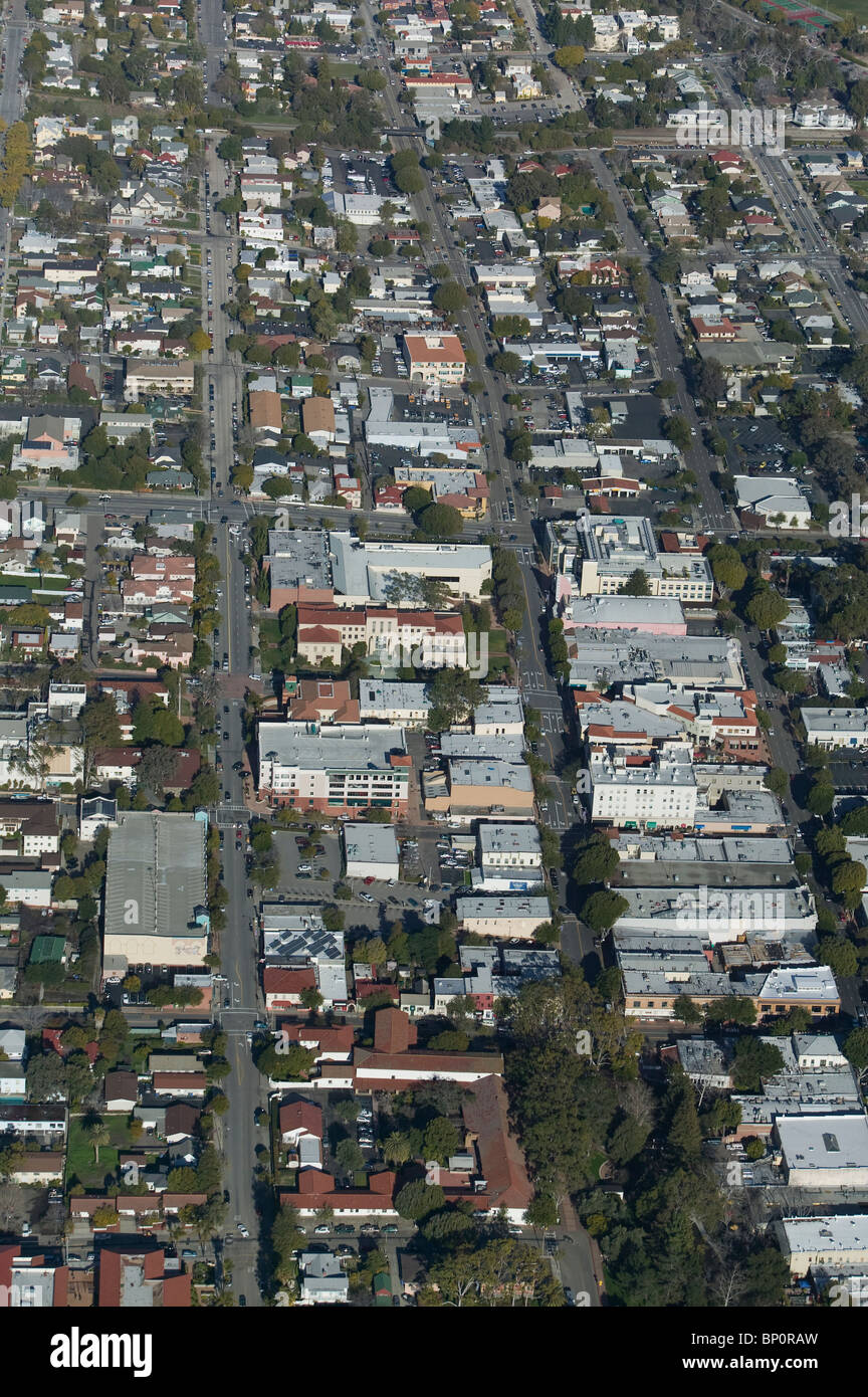 Luftaufnahme über San Luis Obispo, Kalifornien Stockfoto
