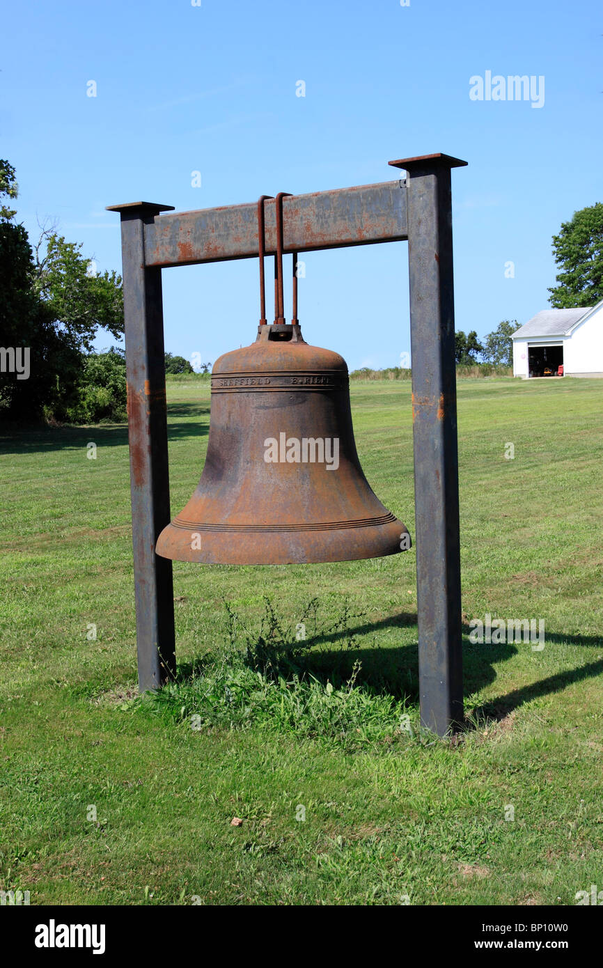 Sheffield Stahl Glocke Long Island NY Stockfoto