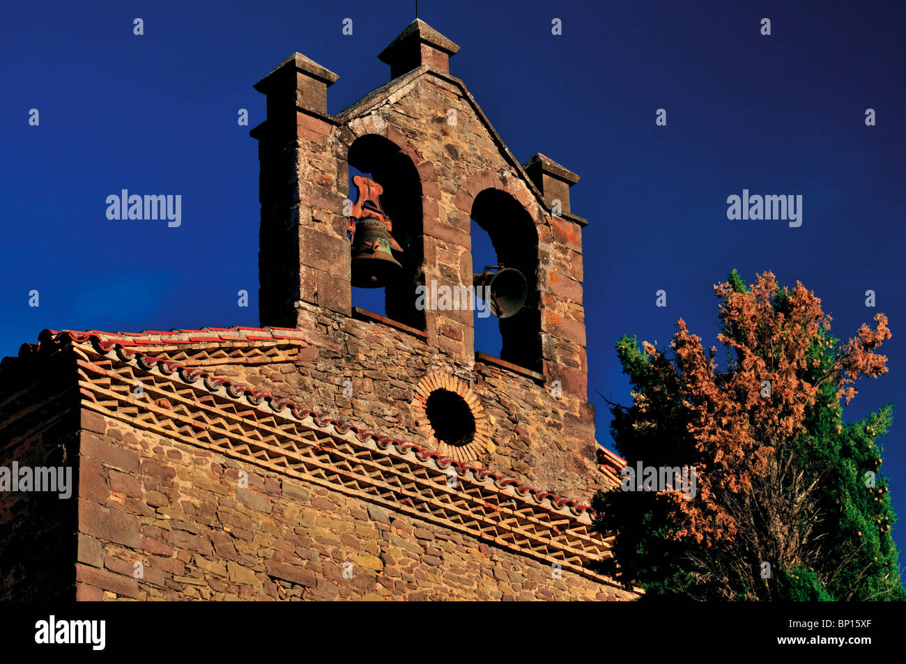 Spanien, Javier: Glockenturm der Nonne Kloster an der Wallfahrtskirche San Francisco de Javier Stockfoto