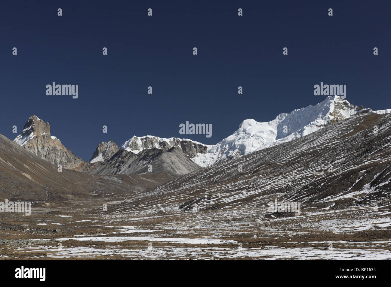 Himalaya-Gebirge an der Grenze zwischen Indien und China Stockfoto