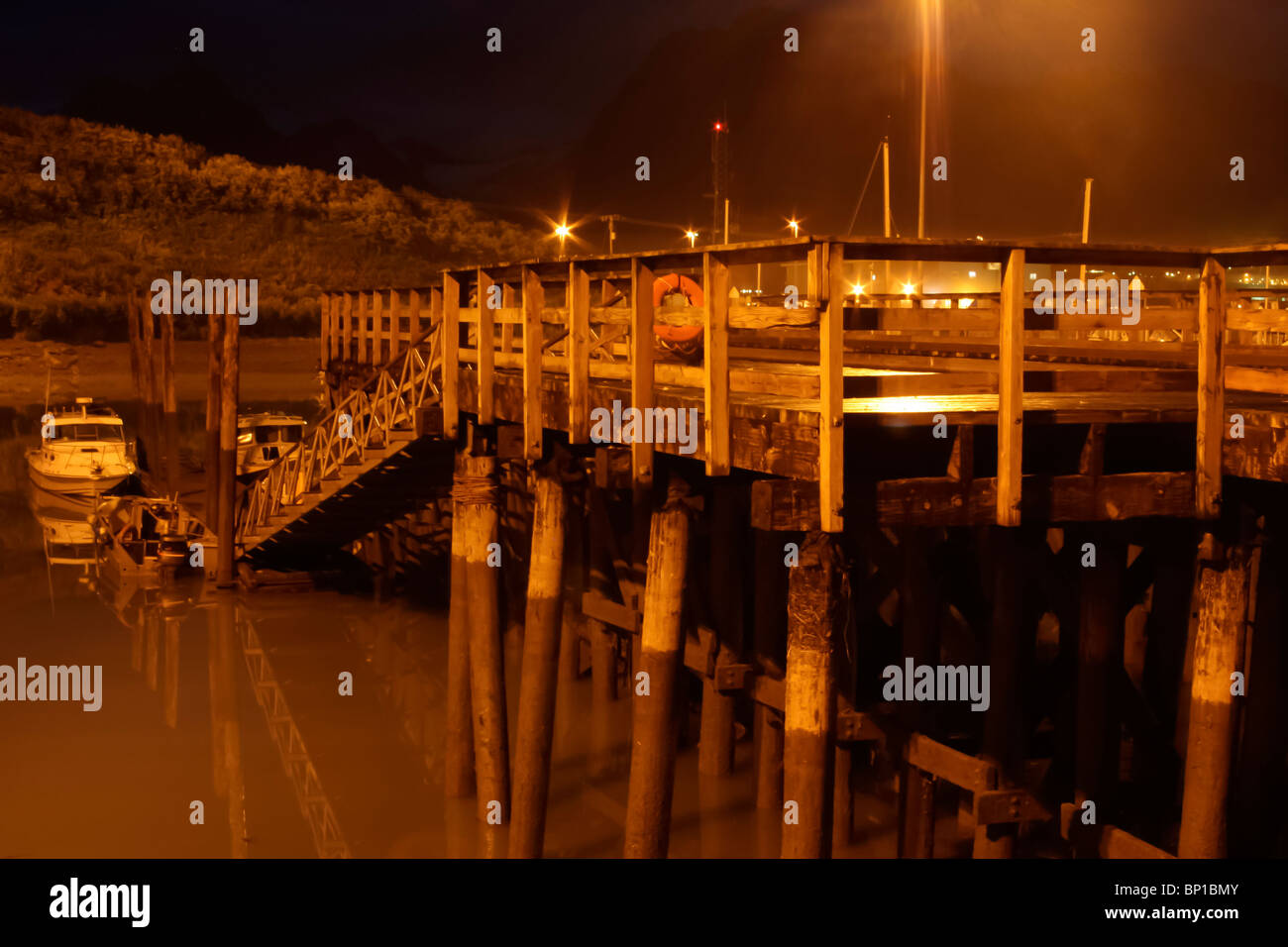 Hafen von Valdez Stockfoto