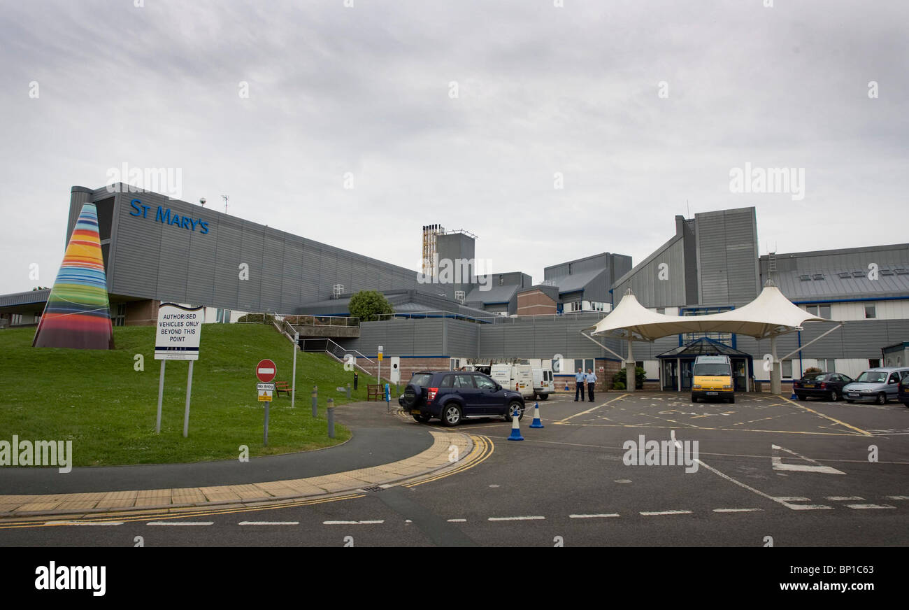 Gesamtansicht von Str. Marys Krankenhaus, Newport auf der Isle Of Wight. Bild von James Boardman Stockfoto