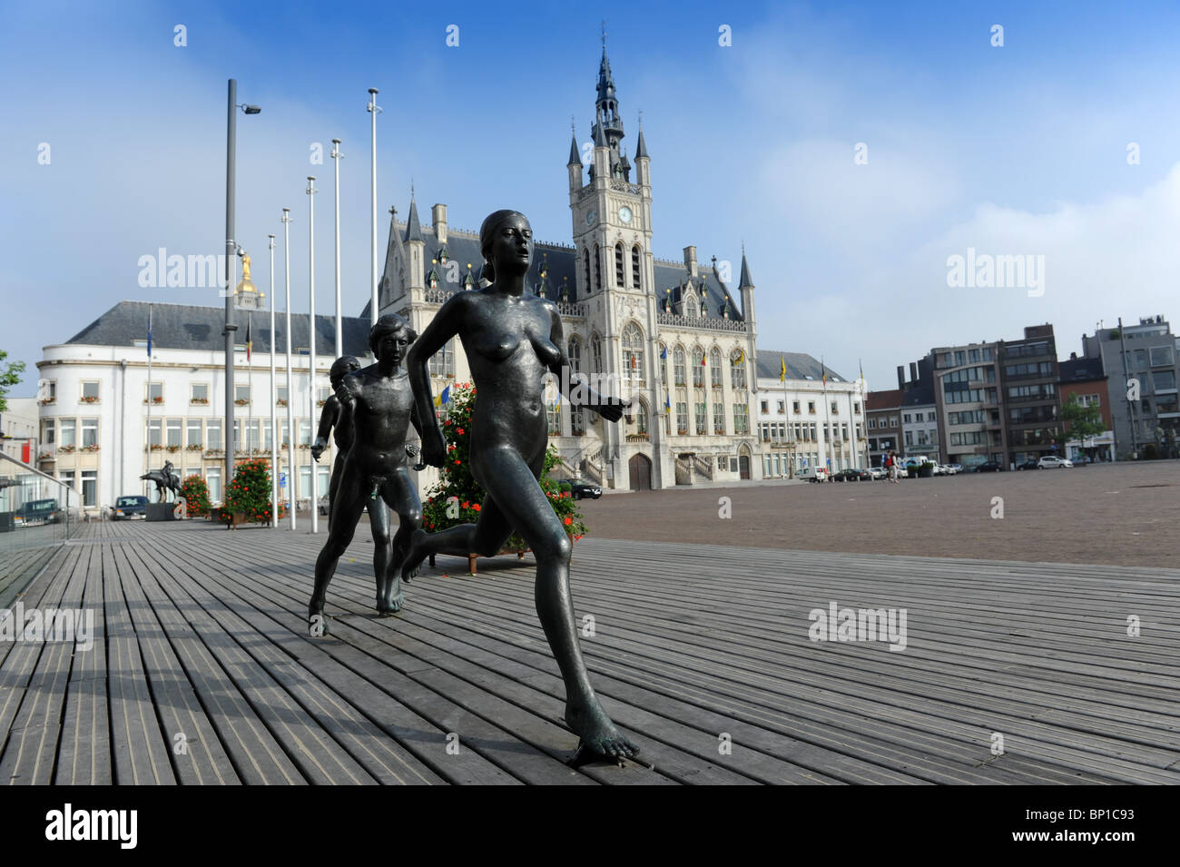 Sint-Niklaas oder Saint-Nicolas ist eine Stadt in Belgien Belgien Stockfoto