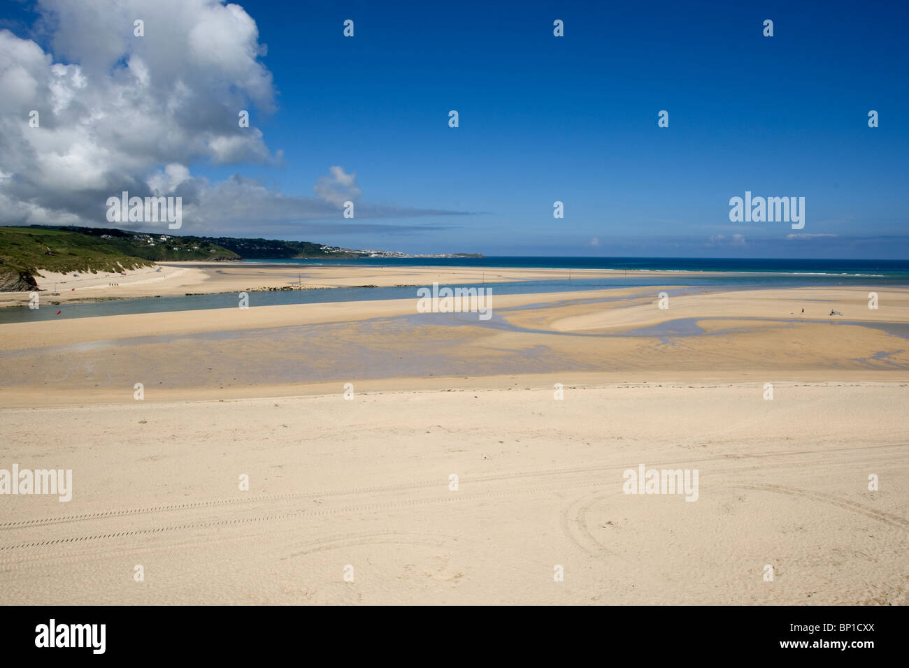 Der Strand von Hayle, St Ives Bay, Cornwall Stockfoto