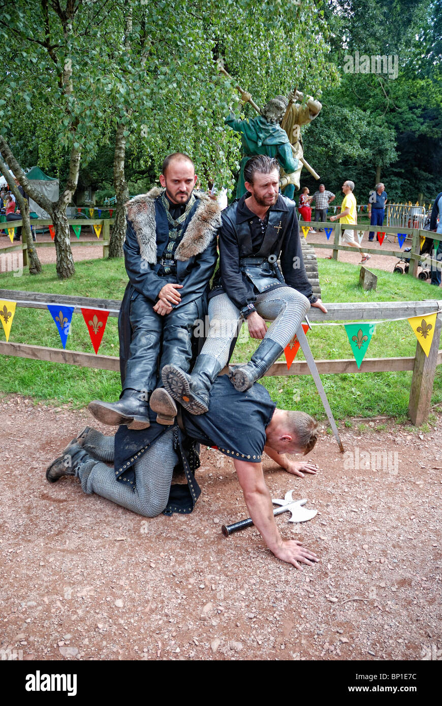 Schauspieler bei Robinhood Festival 2010 Nottingham England UK Stockfoto