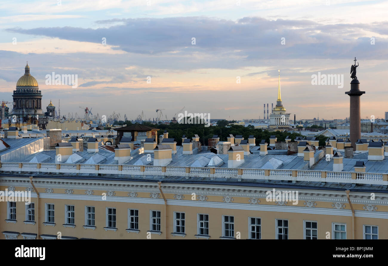 Eine Ansicht von Sankt Petersburg, Russland Stockfoto