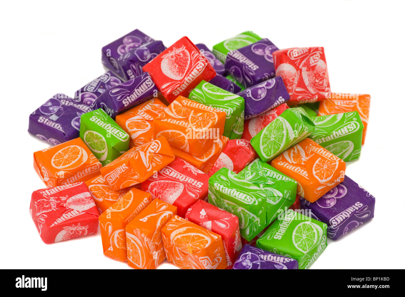 Starburst Süßigkeiten Stockfoto