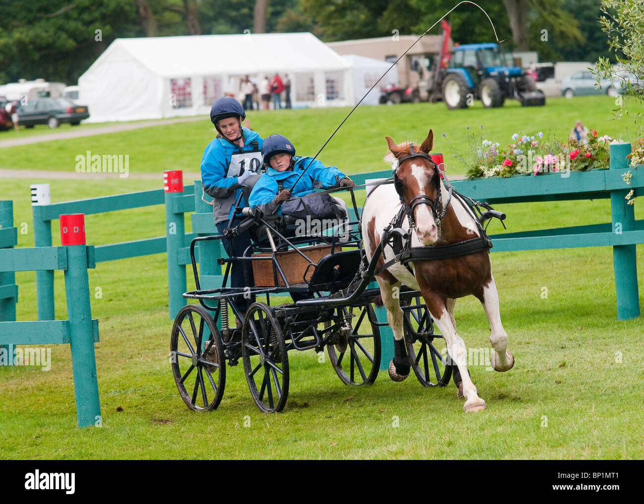 Holker Hall Fahrsport Prüfungen 2010 Stockfoto