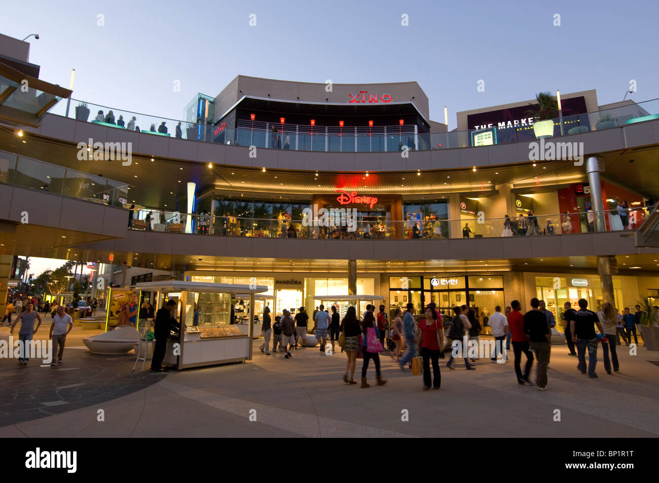 Santa Monica Place Mall Stockfoto