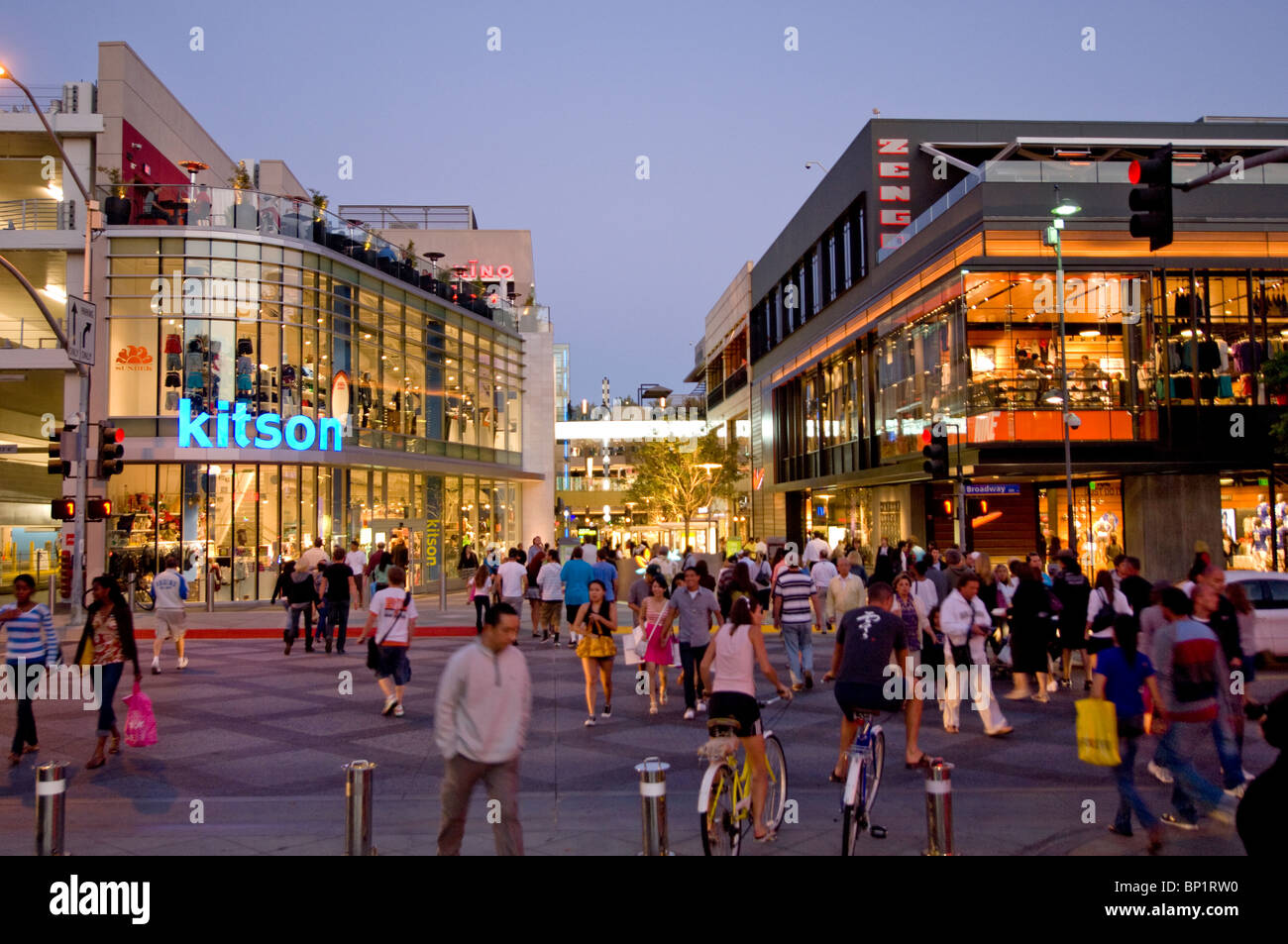 Santa Monica Place Mall Stockfoto
