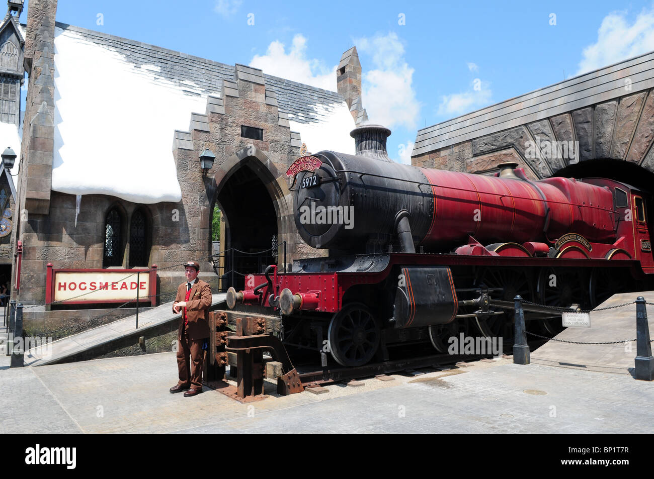 Hogwarts-Express In die Zauberwelt von Harry Potter, Islands of Adventure, Universal Orlando Resort, Orlando, Florida, USA Stockfoto