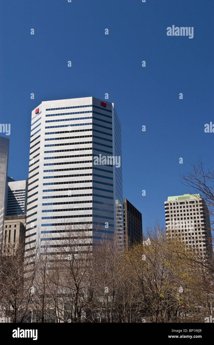 Hauptsitz der National Bank of Canada Building, Montreal, Quebec, Kanada Stockfoto