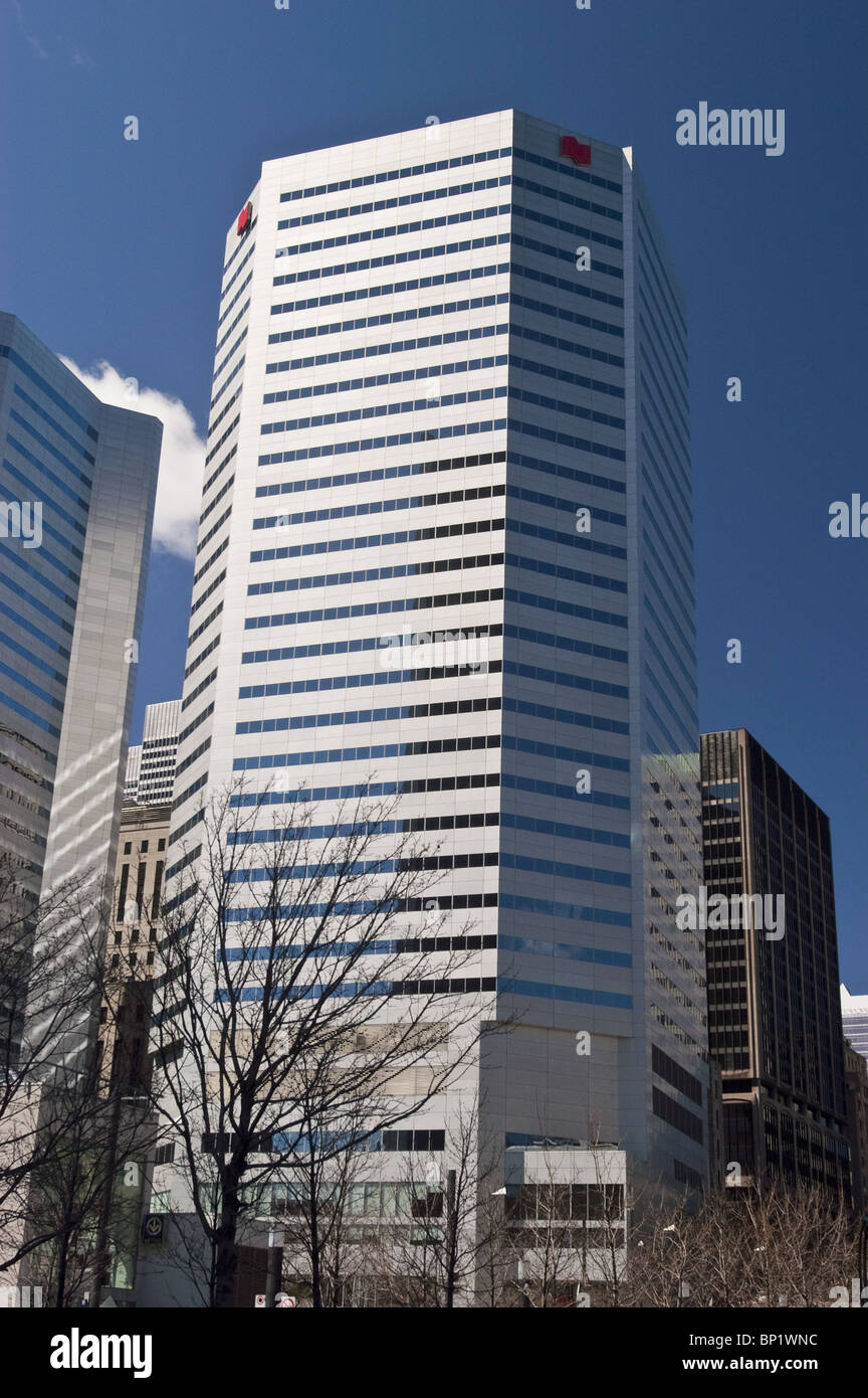 Hauptsitz der National Bank of Canada Building, Montreal, Quebec, Kanada Stockfoto