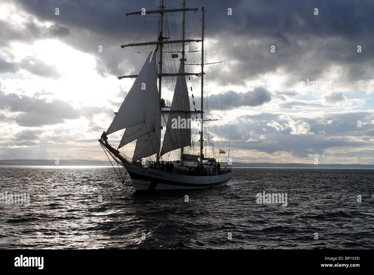 Pogoria Klasse A Tall Ships bei Hartlepool Festival Race 2010, North Yorkshire, UK Stockfoto