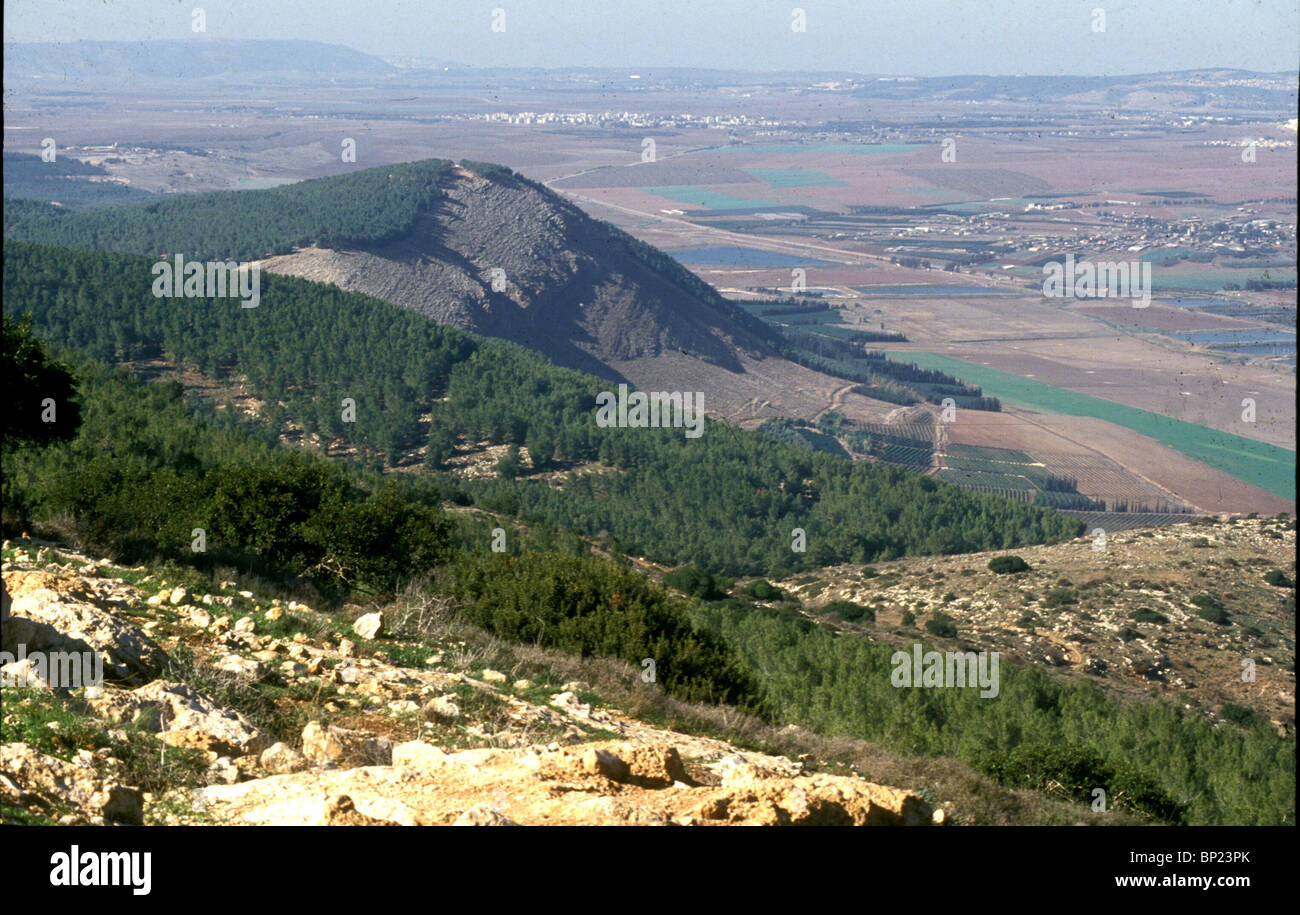 277. MOUNT GILBOA, SAULS SCHLACHT MIT DEN PHILISTERN, ICH SAM 28:4, 31:1, 8, II SAM 1:6, 21, 21:12, ICH CHR Stockfoto